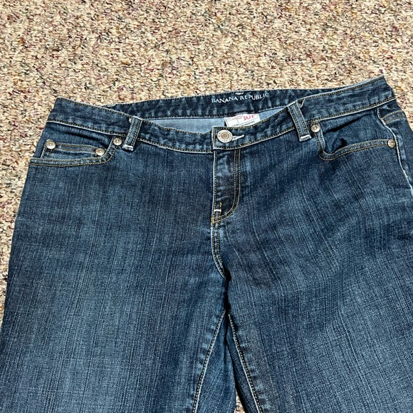 Banana Republic dark Denim Jeans size 10P - Picture 3 of 5